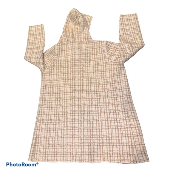 Cyrus Statement Maker Windowpane Hooded Sweater Coat size Large - Picture 3 of 5